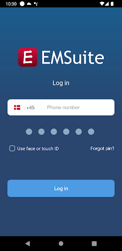 Android application EMSuite Monitoring screenshort