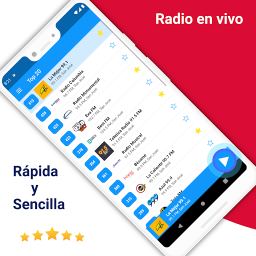 Android application Radio Costa Rica FM screenshort