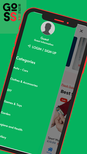 Android application Go Style Store screenshort