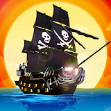 Pirate Ship Craft : Construction Build Battle Game icon