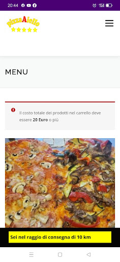 Android application Pizza Aiello screenshort