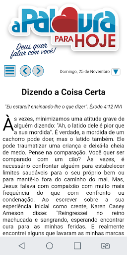 A Palavra Para Hoje Screen 2