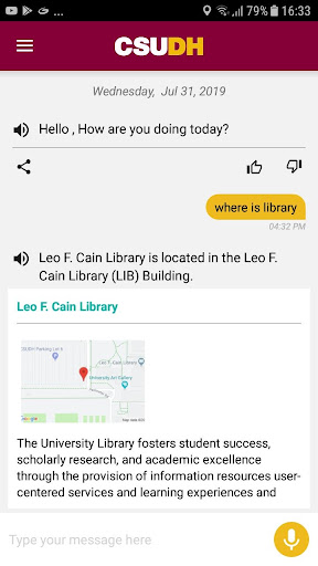 Android application AskTeddy screenshort