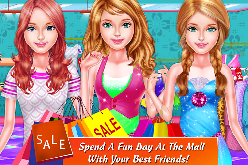 Android application Shopping Mall Day Out Dress Up screenshort