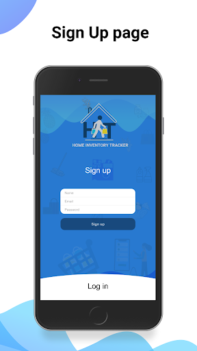 Android application Home Inventory Tracker screenshort