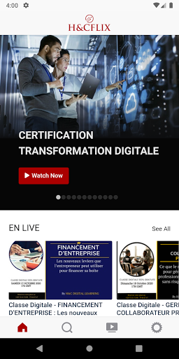 Android application H&CFLIX screenshort