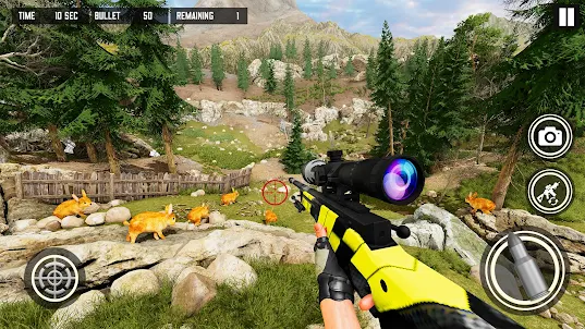 Rabbit Hunt: 兔子狩猎射击游戏 狙擊刺客
