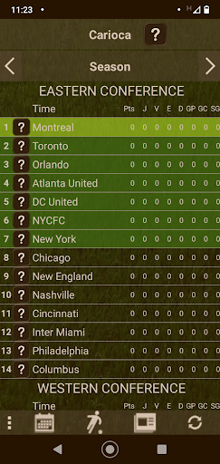 Android application Soccer Results - MLS screenshort