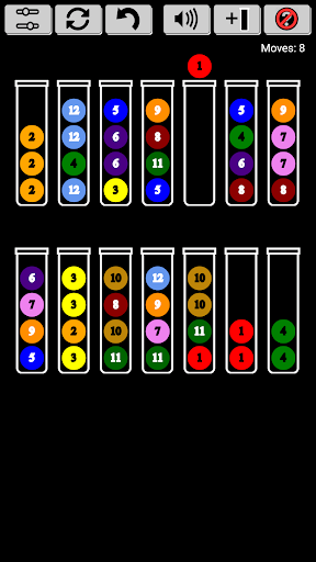 Balls-Jars Puzzle Sorting Game Screen 2