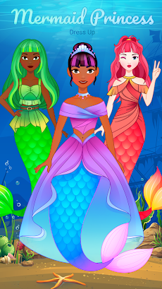 Mermaid Princess Dress Upのおすすめ画像1