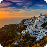 Santorini Greece icon