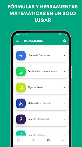 Android application CalcuMathic screenshort