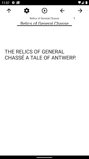 Android application Book, Relics of General Chasse screenshort