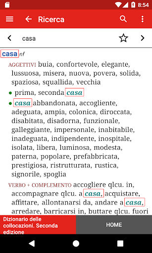 Zanichelli - Collocazioni Screen 3