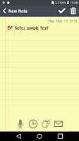 screenshot of BF Notes