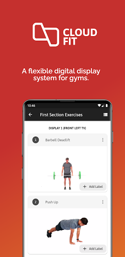 Android application CloudFit screenshort