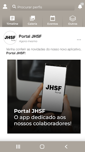 Android application JHSF Portal do Colaborador screenshort
