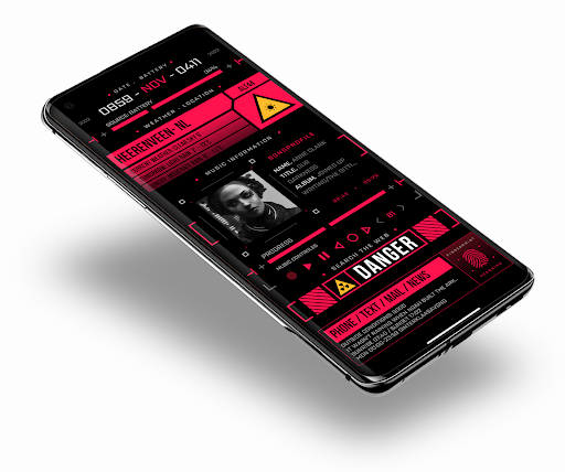 Android application Cyper P KLWP screenshort