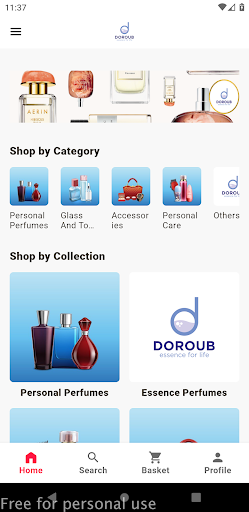Android application Doroub screenshort