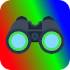 Color night scanner VR icon