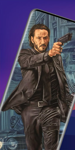 Android application john wick wallpaper 4k screenshort