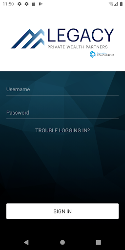 Android application Legacy Private Wealth Partners screenshort