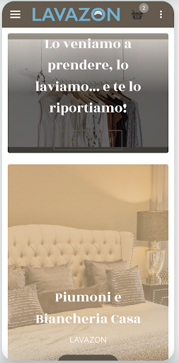 Android application Lavazon screenshort