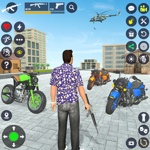 Gangster Bike: Real Race Game logo