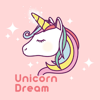 Симпатичные обои Unicorn Dream