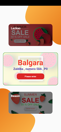 Android application Super Frutas screenshort