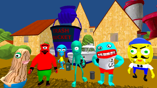 Android application Plankton Gang. Sponge Neighbor screenshort