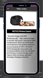 NETVUE Wireless Camera guide