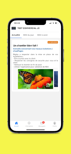 Android application La conciergerie des énergies screenshort