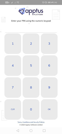 Android application TimeVue screenshort
