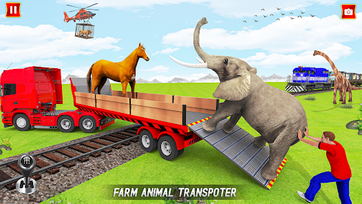 Farm Animal Transport Truck APK-MOD(Unlimited Money Download) screenshots 1