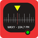 Cover Image of Скачать 104.7 FM WKKY Radio Station Am  APK
