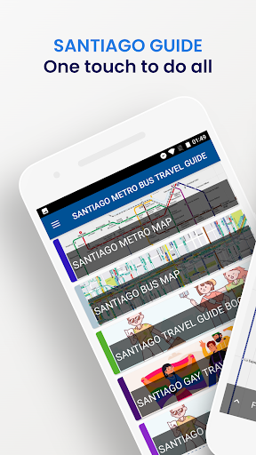 Android application Santiago Metro Travel Guide screenshort