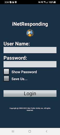 Android application iNetResponding screenshort