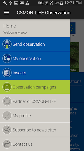 CSMON-LIFE Observation Screen 2