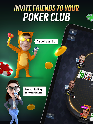 Come play some poker with me on @pokerbrosapp 🔥 Create a club