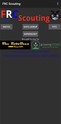 Android application FRC Scouting screenshort