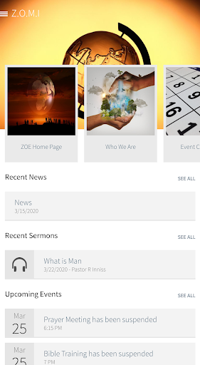 Zoë Outreach Ministries Screenshot 1 - AppWisp.com