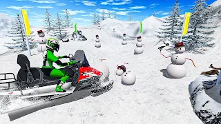 Snow ATV Bike Racing Snowcross - Screenshot 3
