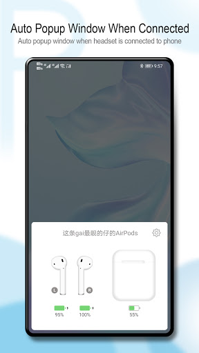 Android application PodsBattery - AirPods battery screenshort