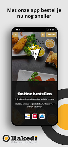 Android application Frituur Falcon screenshort