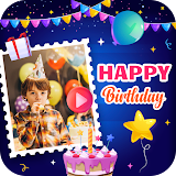 Birthday Video Maker With Song icon