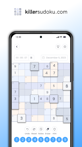 Android application Daily Killer Sudoku screenshort