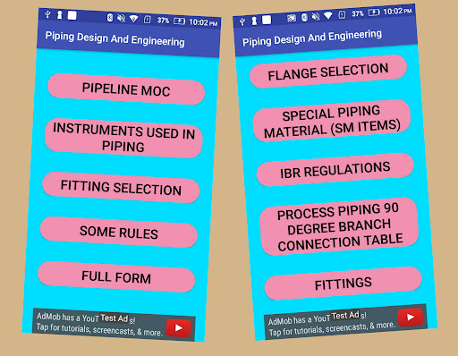 Piping Engineering Design Screen 3