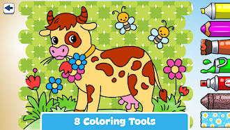 Game screenshot Easy Kids Coloring Book Game apk download