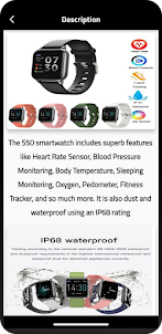S50 smart watch Guide